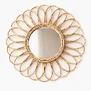 Golden Bloom Mirror