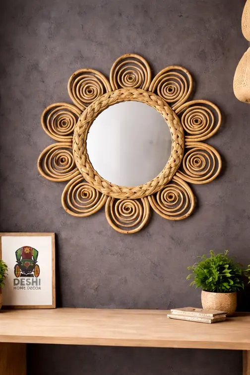 Spiral Bloom Mirror