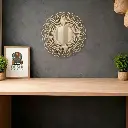Rattan Sunflower Mirror