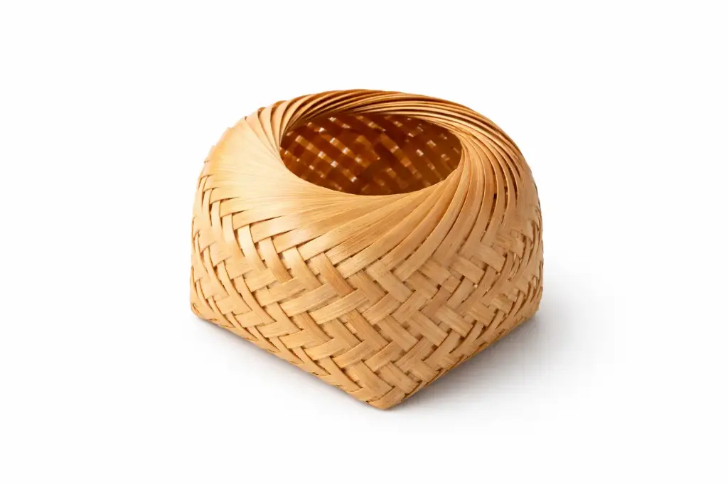 Bamboo Spiral Basket