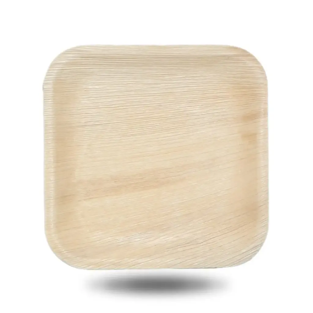EcoLeaf 9″ Square Areca Disposable Plate: