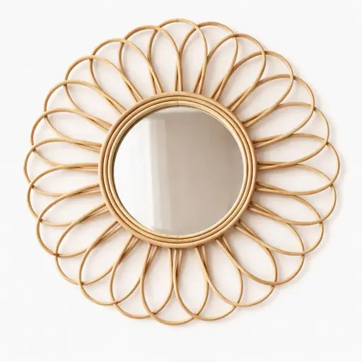 Golden Bloom Mirror