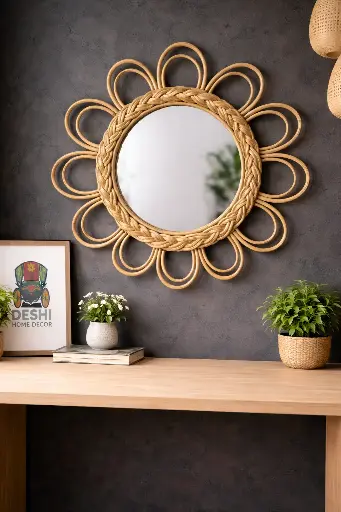 Golden Sunburst Mirror