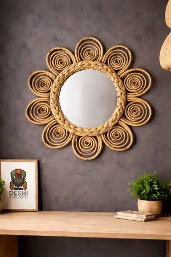 Spiral Bloom Mirror